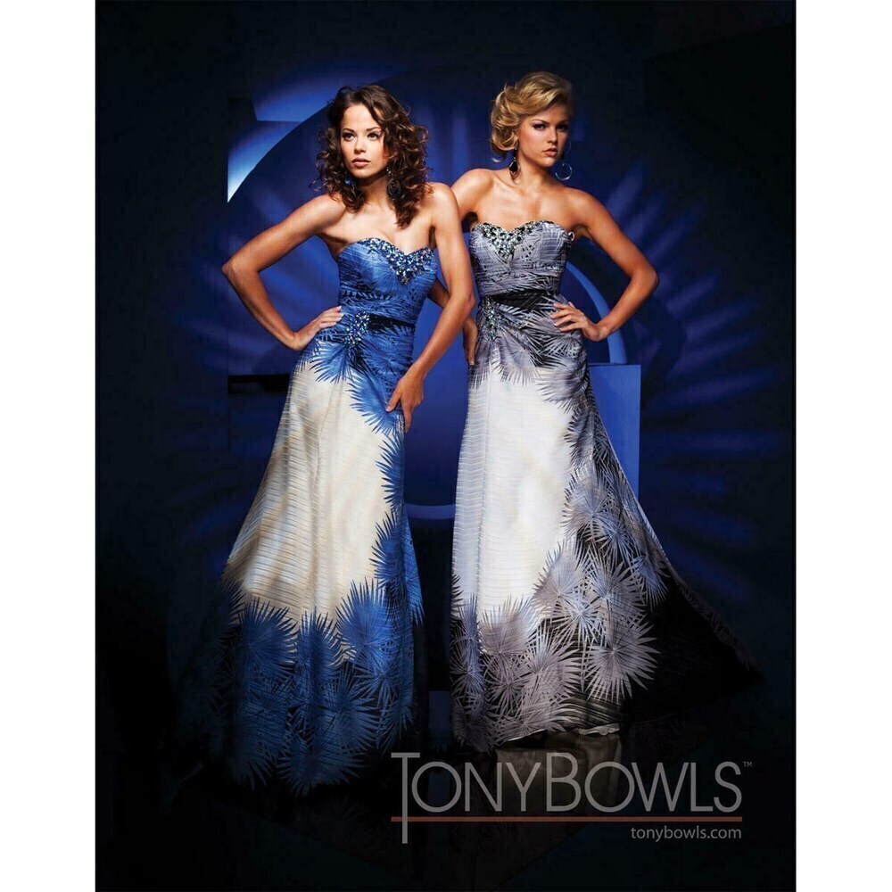 Tony Bowls Evenings Prom Dress TBE11122 Grey Multi